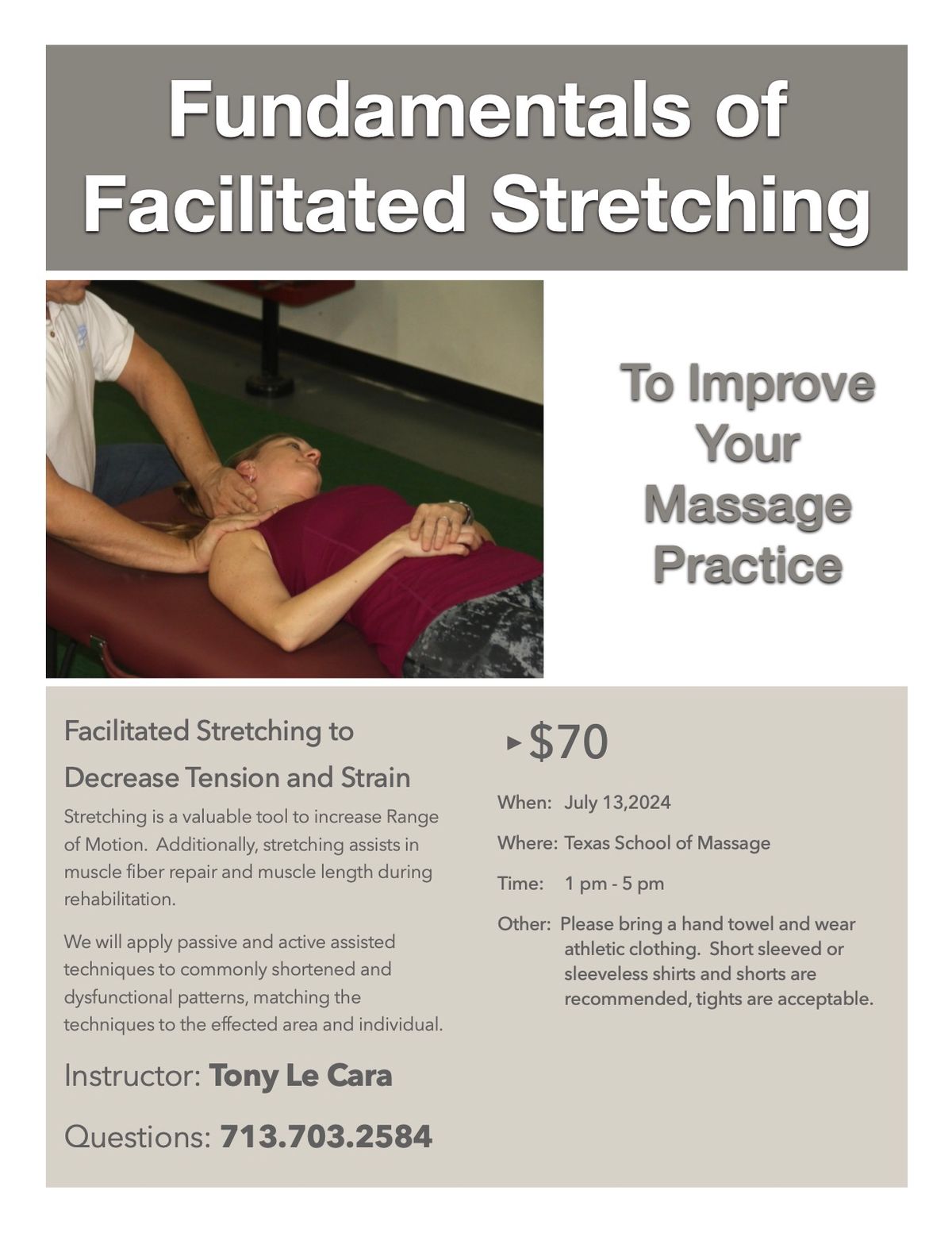Fundamentals of Facilitated Stretching