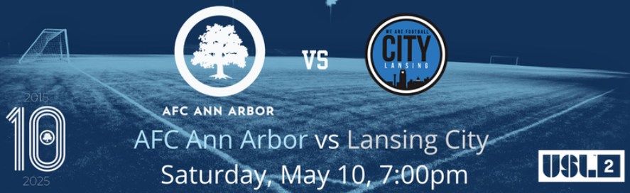 AFC Ann Arbor Men Season Home Opener (vs Lansing)