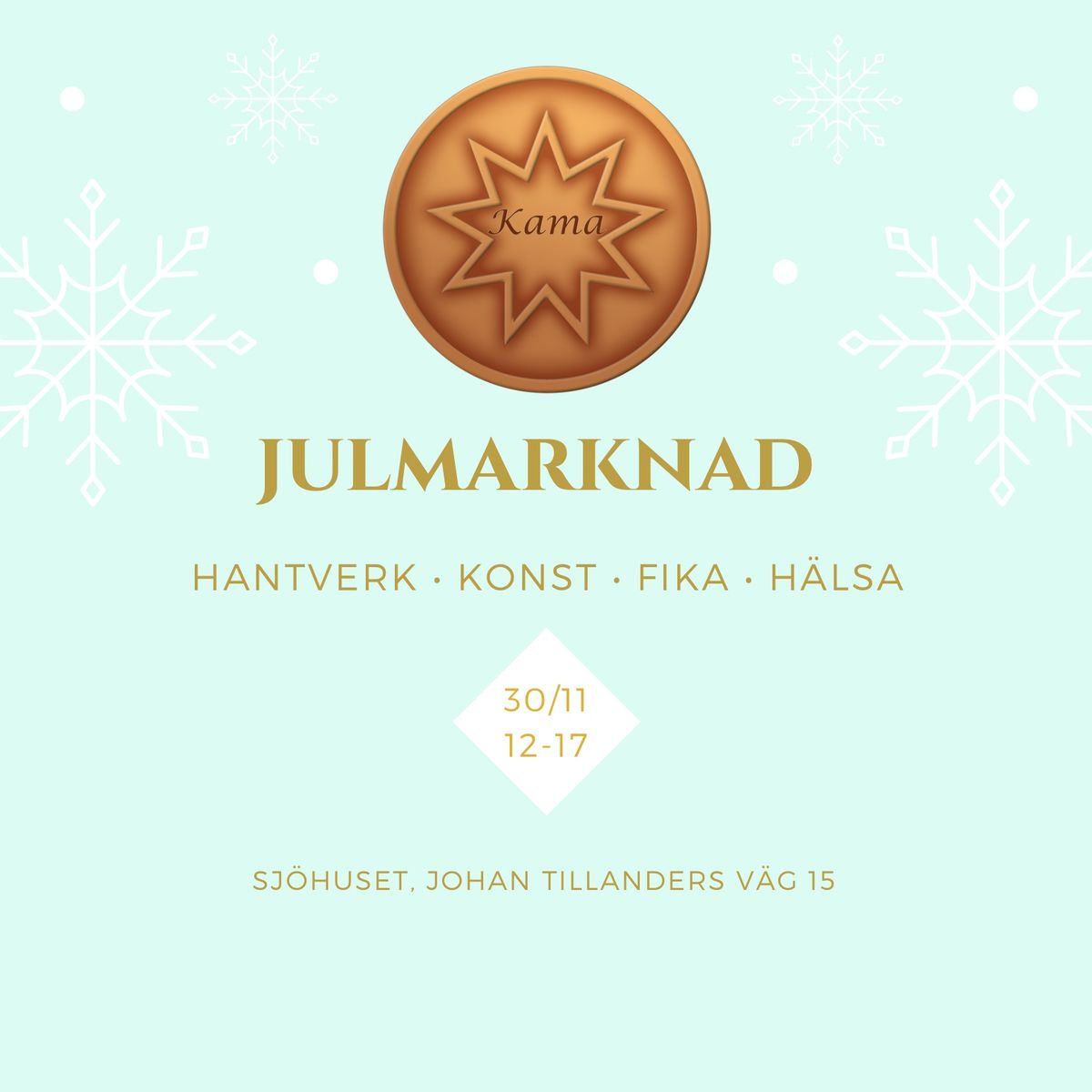 KAMAs Julmarknad i Sj\u00f6huset 