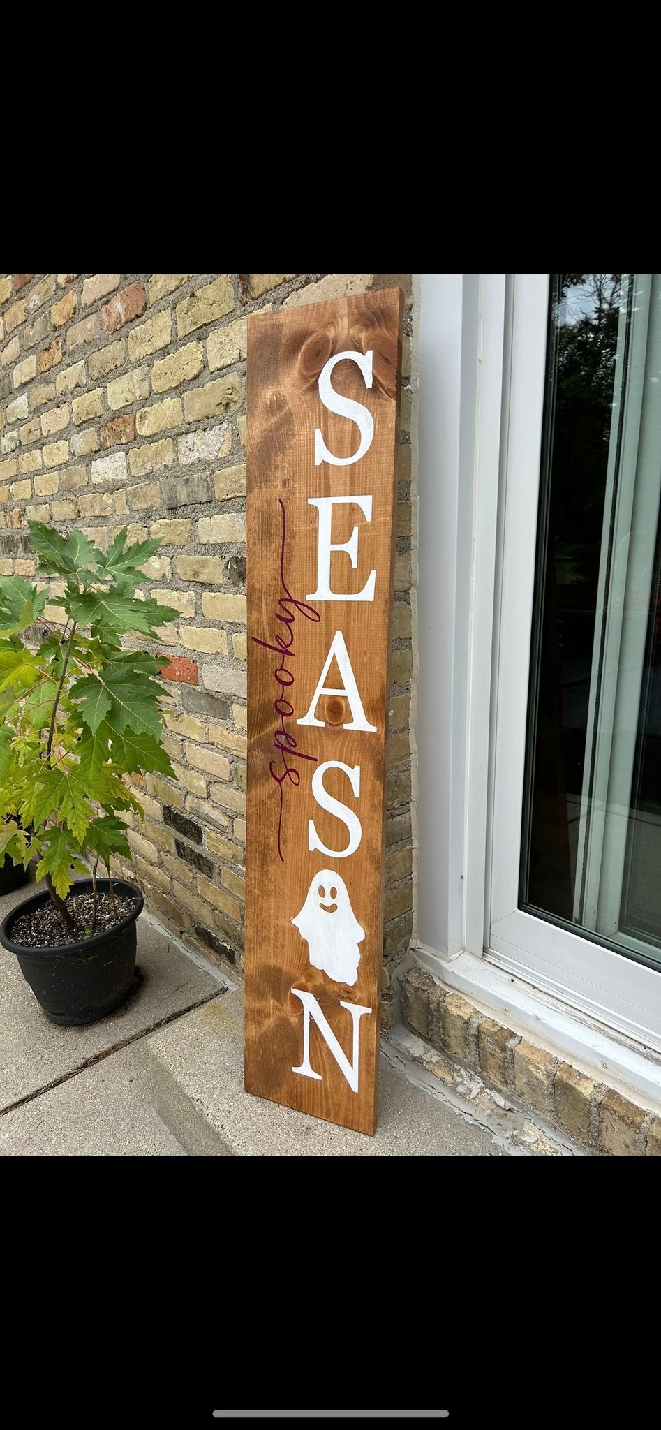 Spooky Season Porch Sign