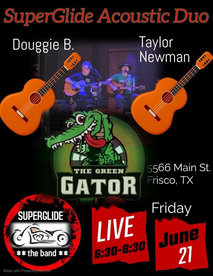 SuperGlide Acoustic Duo at The Green Gator