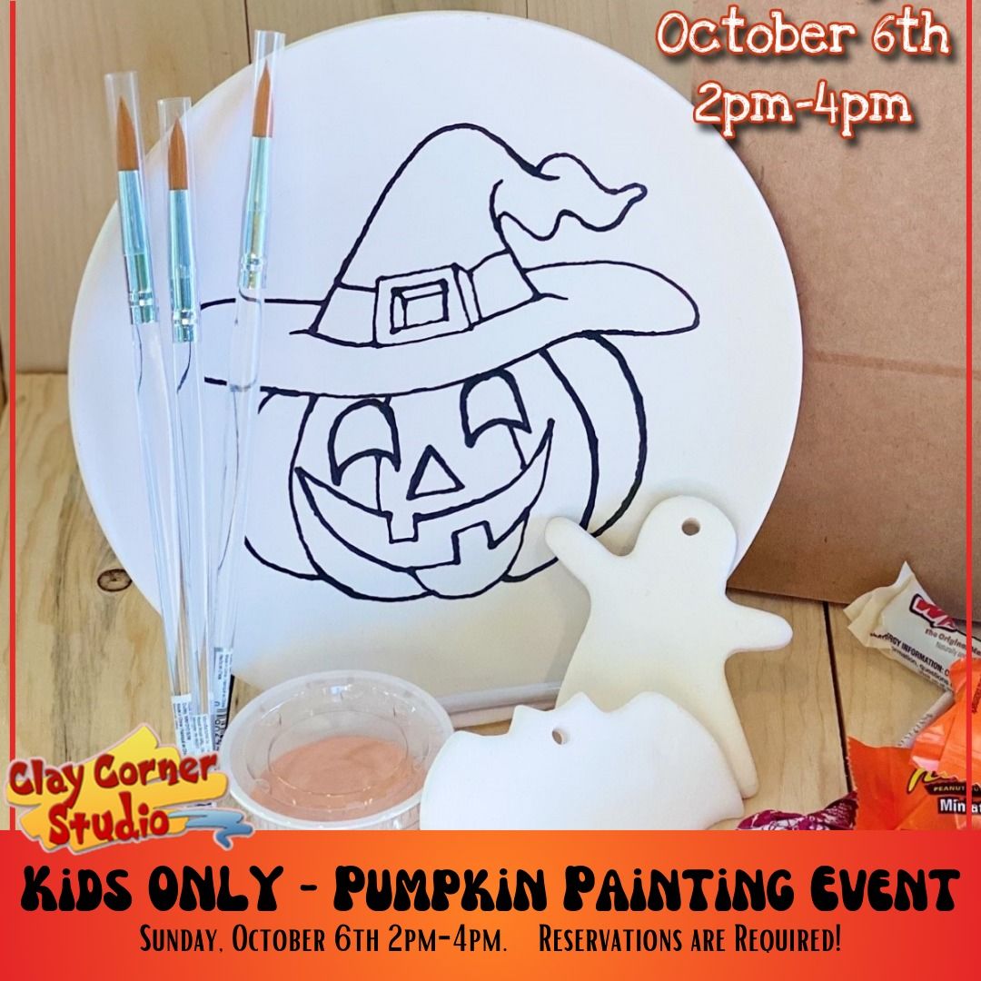 Kids Only - Pumpkin Painting Event