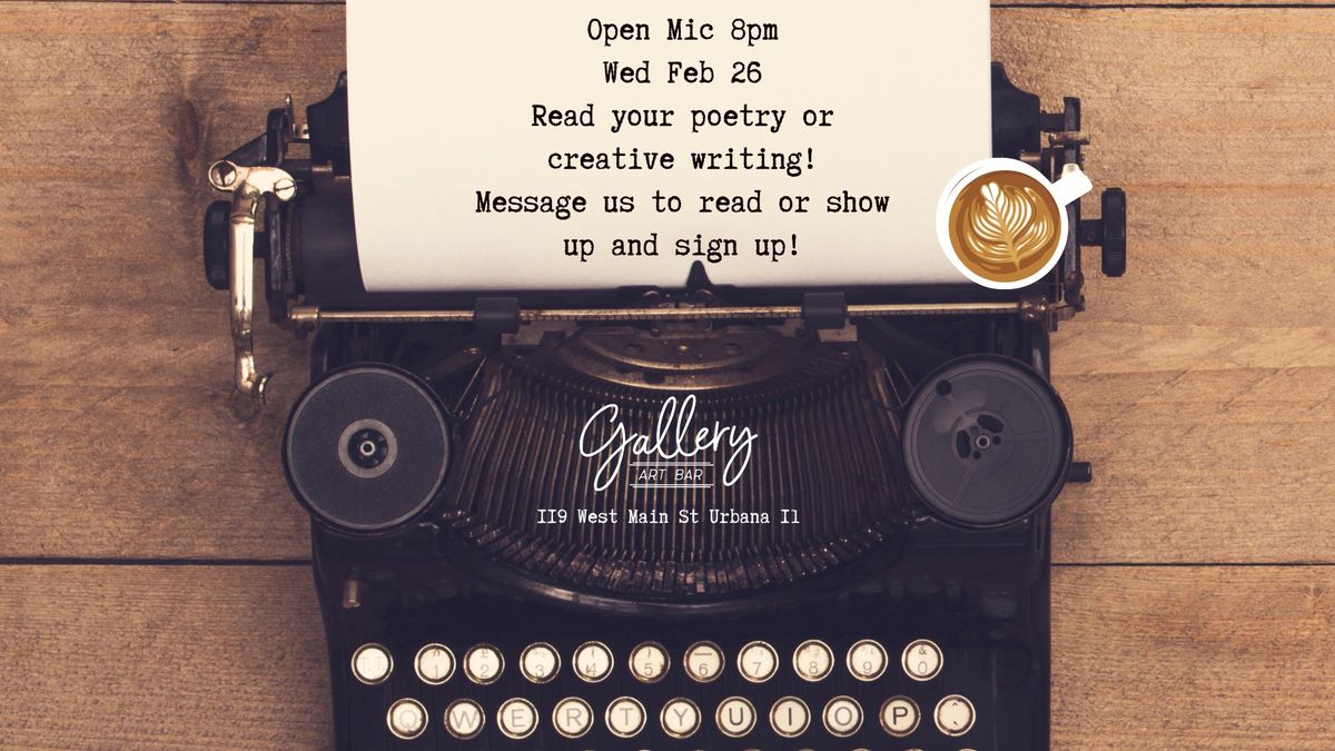 Poetry Open Mic at Gallery