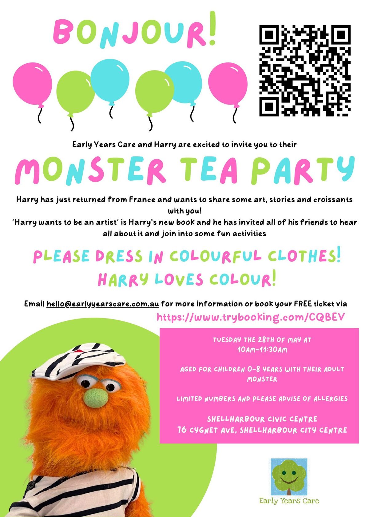 Harry's monster and art party!