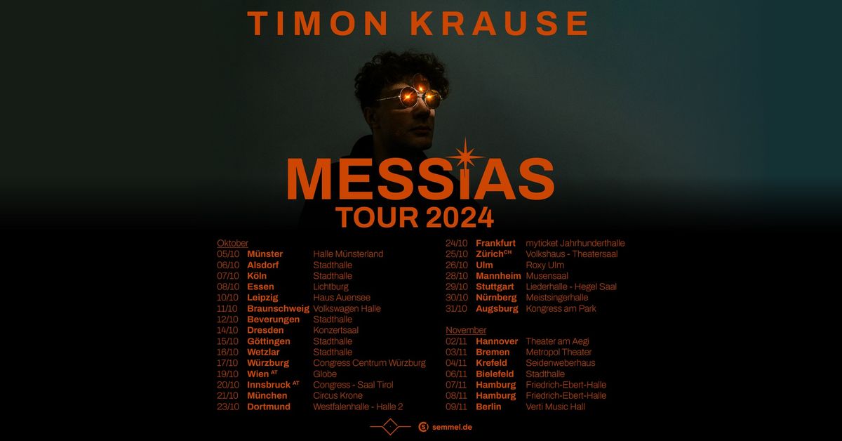 Timon Krause - Messias - Live 2024 | Frankfurt am Main