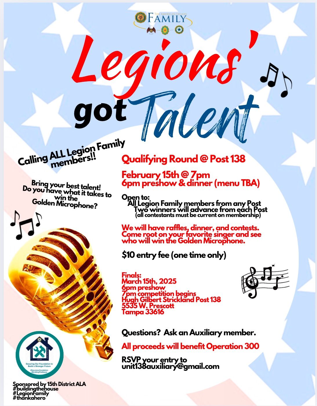 Legions Got Talent Qualifying Night