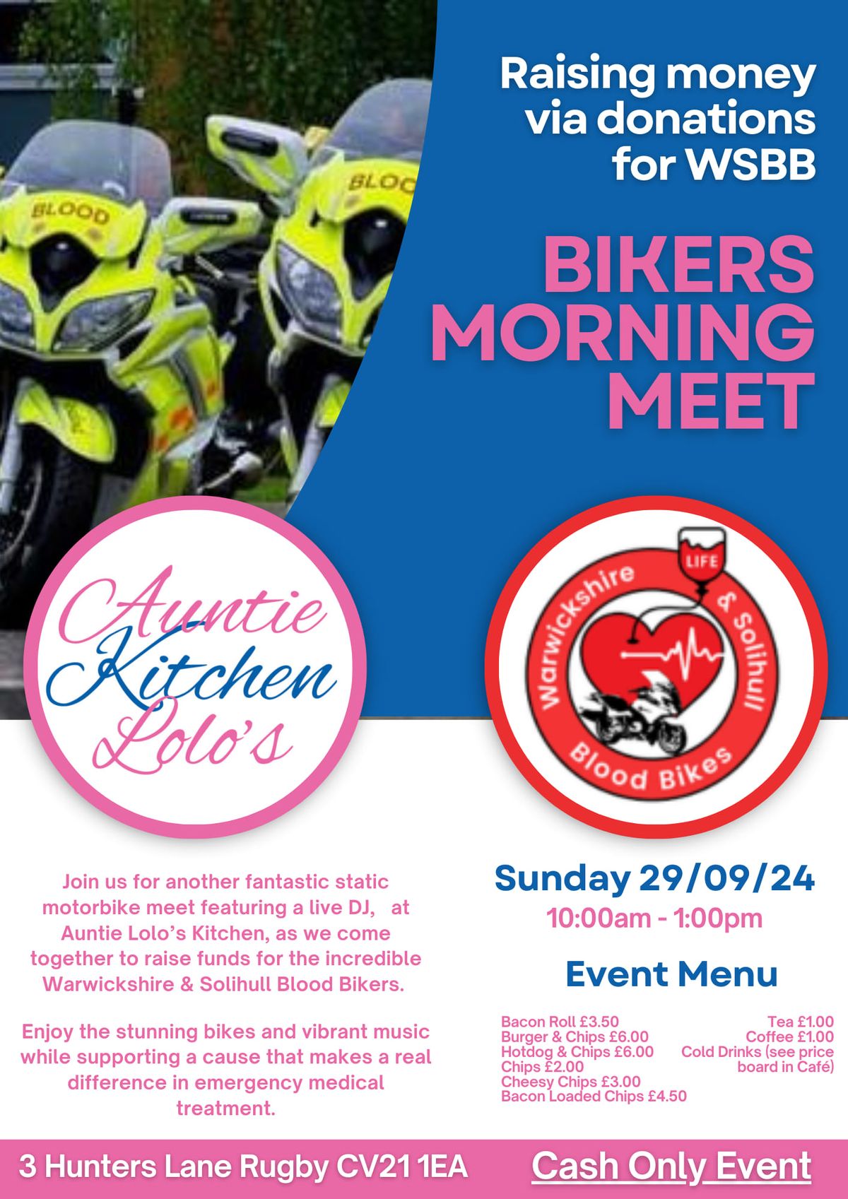 WSBB Morning Bike Meet at Auntie Lolo's Kitchen 