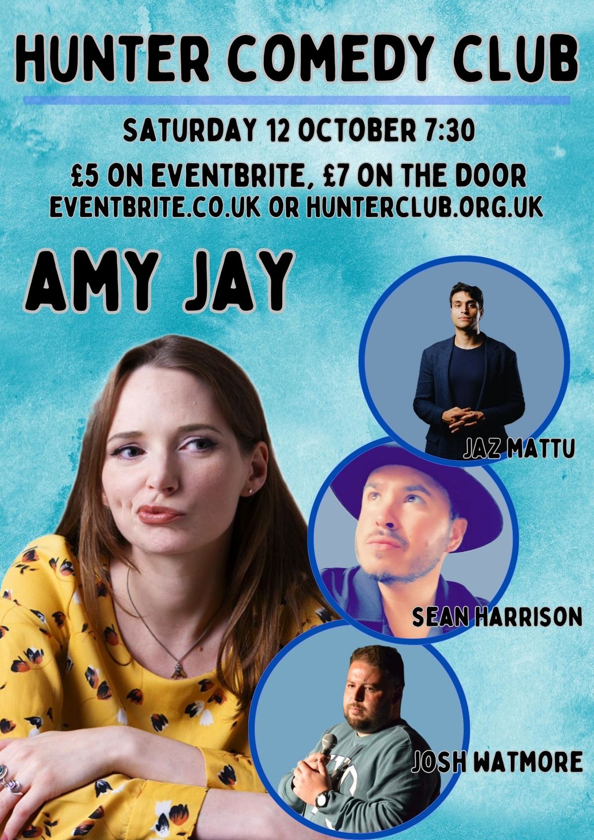 Hunter Comedy Club presents AMY JAY