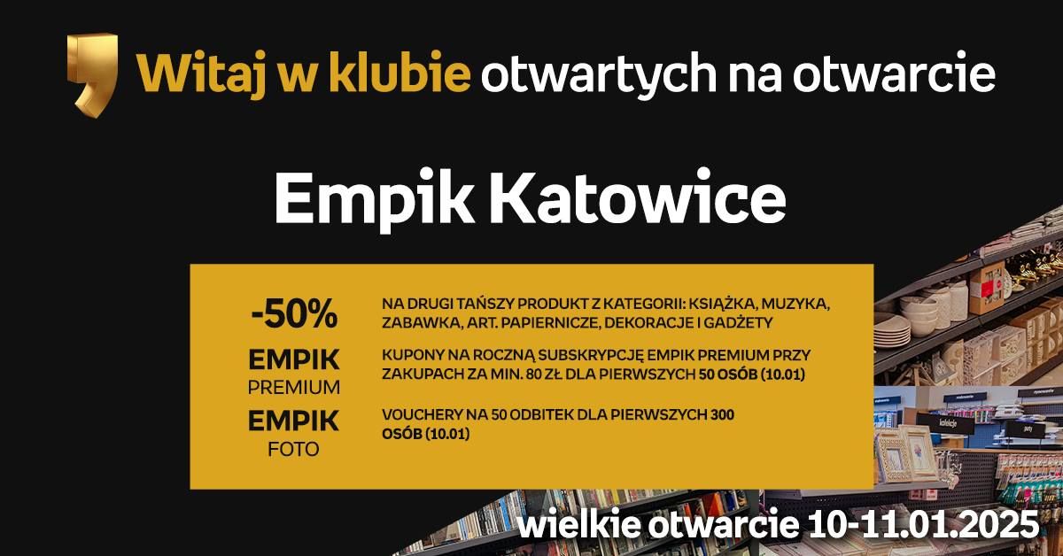 Otwarcie salonu Empik Katowice (Tauzen Park)