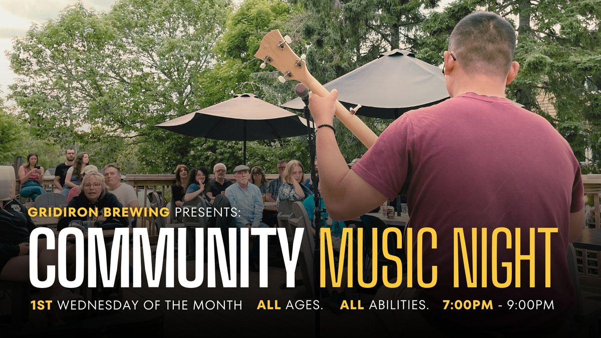 Community Music Night @ Gridiron Brewing