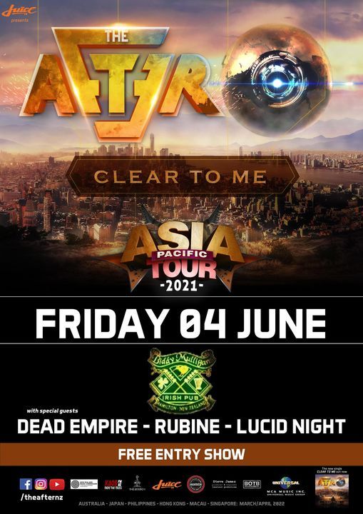 The After The Clear To Me Asia Pacific Tour Ham Biddy Mulligans Hamilton 4 June 2021 Toxic Summer 2022