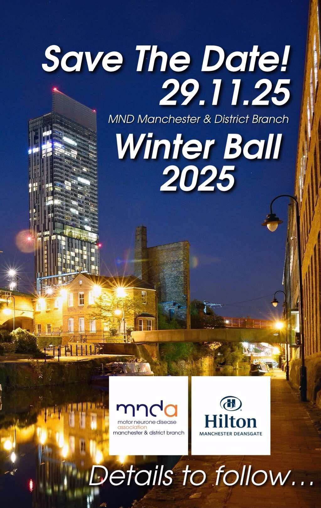 SAVE THE DATE -MND Manchester Winter Ball 2025