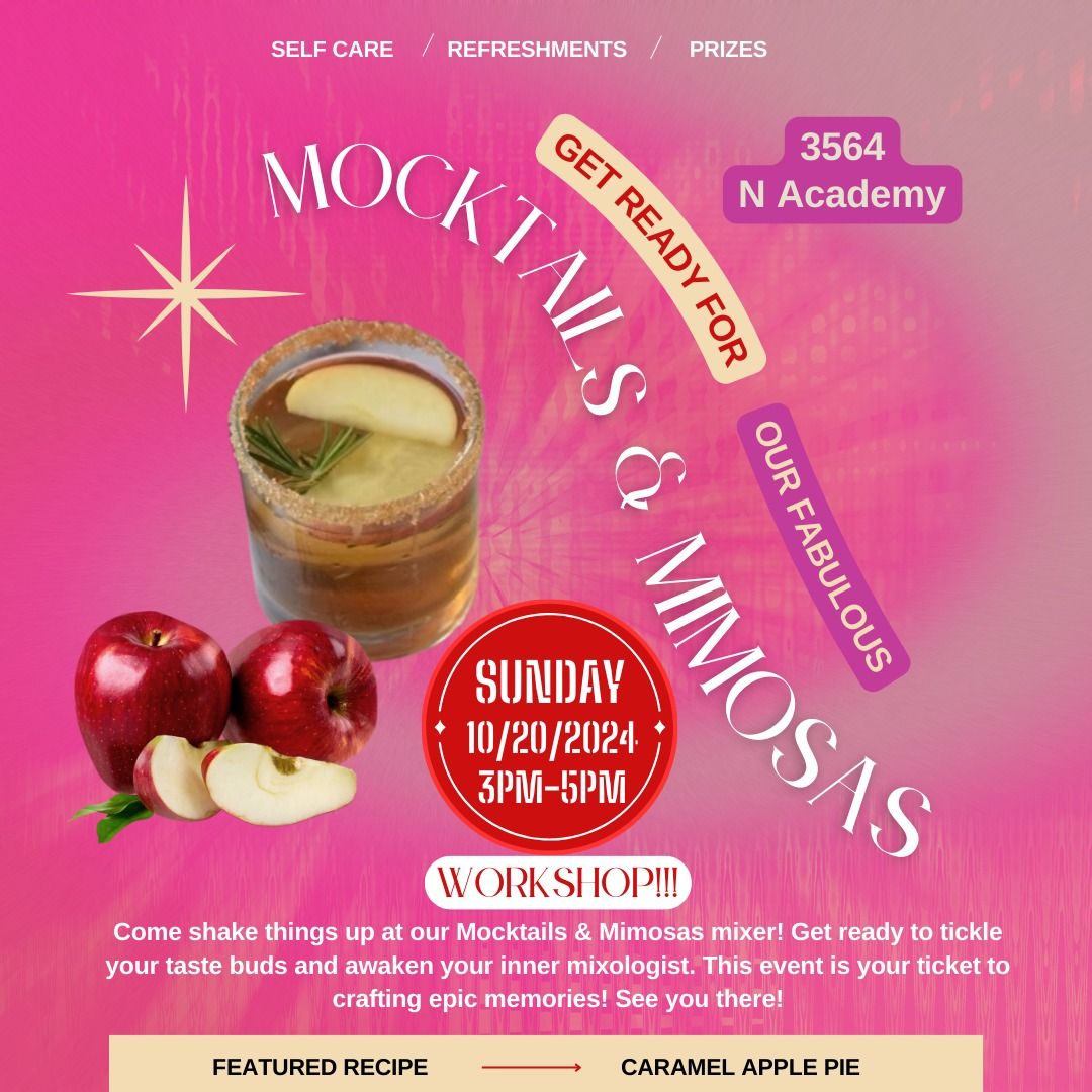 Mocktails & Mimosas Workshop! 