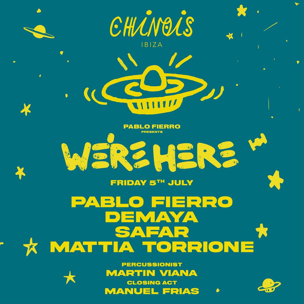 Pablo Fierro presents WE'RE HERE