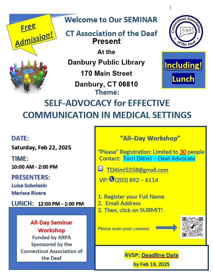 Self Advocacy in Healthcare Workshop: Danbury