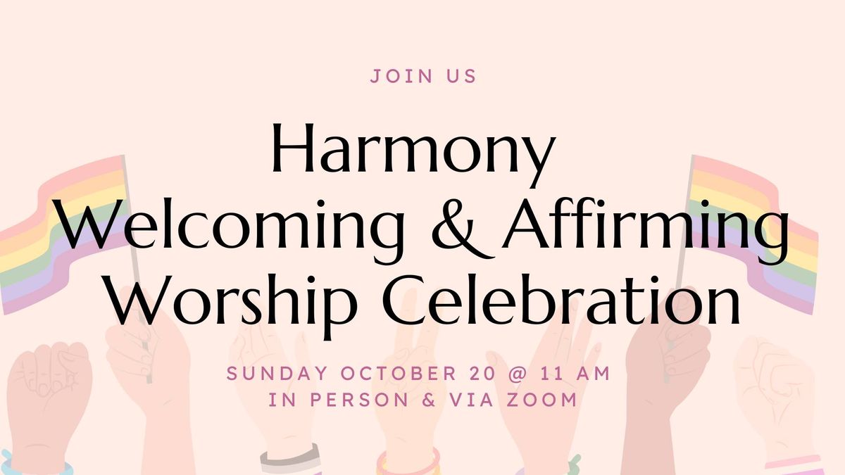 Welcoming & Affirming Worship Celebration