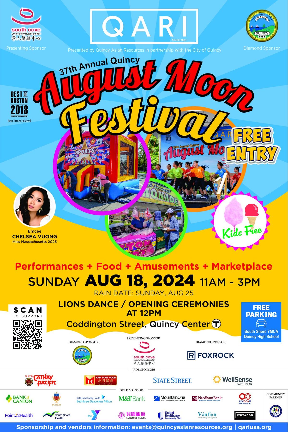 2024 August Moon Festival at Quincy Performances + Food + Amusements