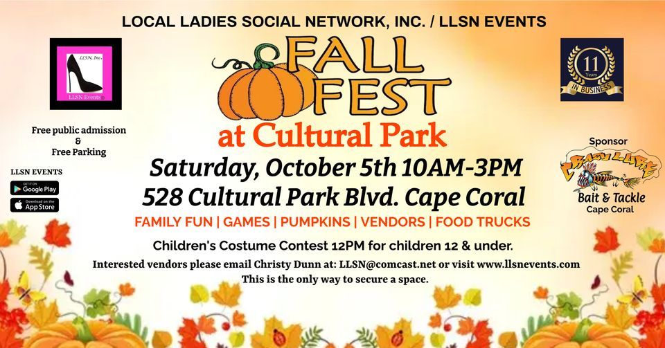 Fall Fest at Cultural Park, Cape Coral by Local Ladies Social network, Inc.