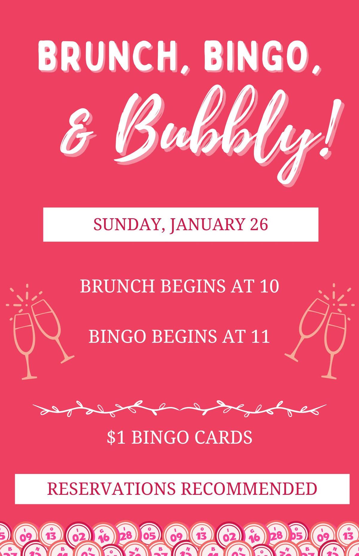 Brunch, Bingo & Bubbly!