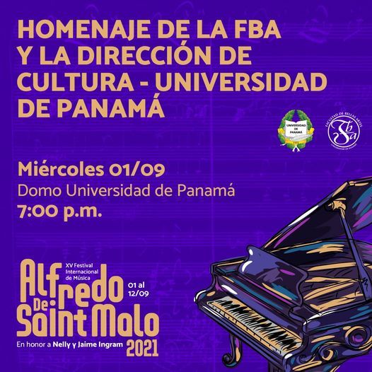 FACULTAD de BELLAS ARTES y LA DIRECCI\u00d3N de CULTURA UNIVERSIDAD DE PANAM\u00c1