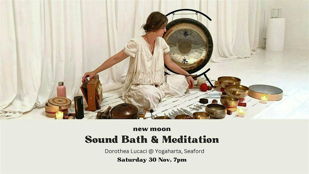 NEW MOON: Sound Bath & Guided Meditation (Seaford, Vic)