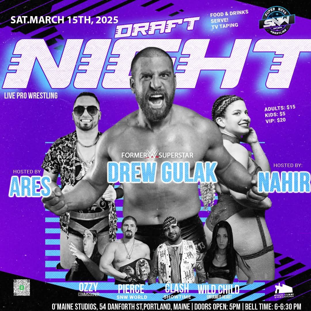 SNW PRESENTS: DRAFT NIGHT+SHOCK & VORTEX TV 