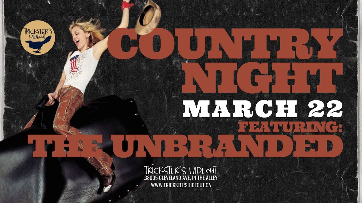 Country Night with The Unbranded 