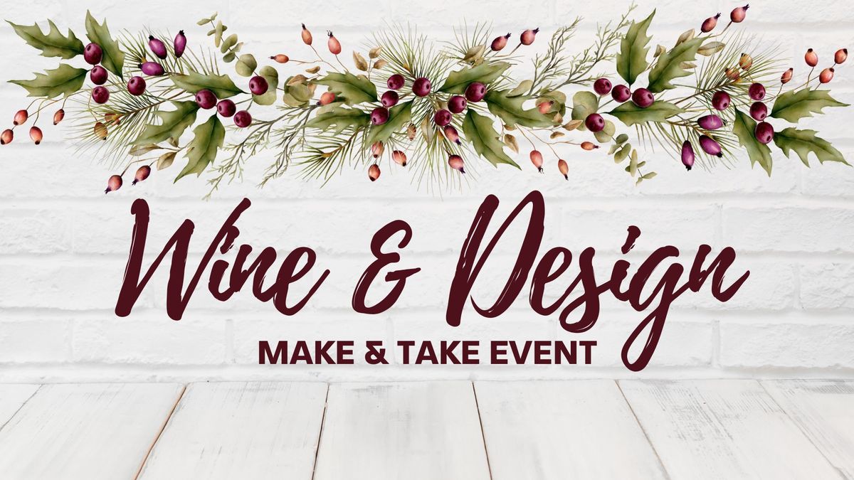 Wine & Design Event at Hy-Vee: 12\/12