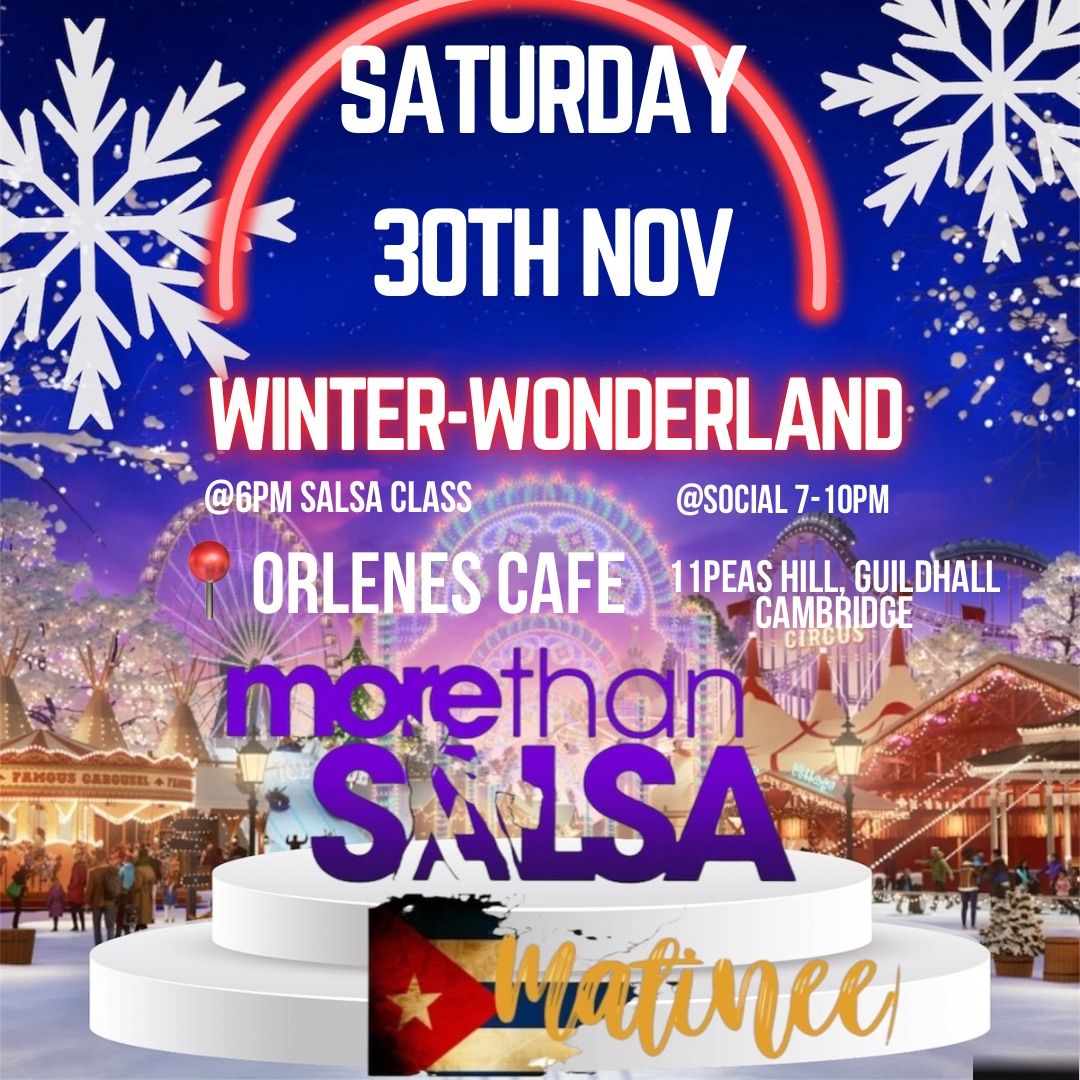 Winter-wonderland Morethansalsa Matinee Latin Party