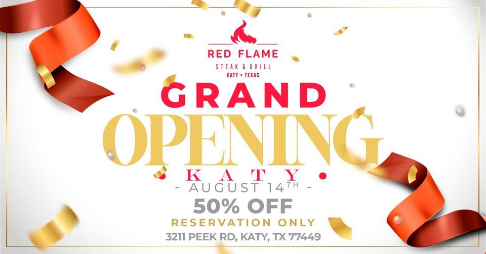 Red Flame Steak & Grill Grand Opening