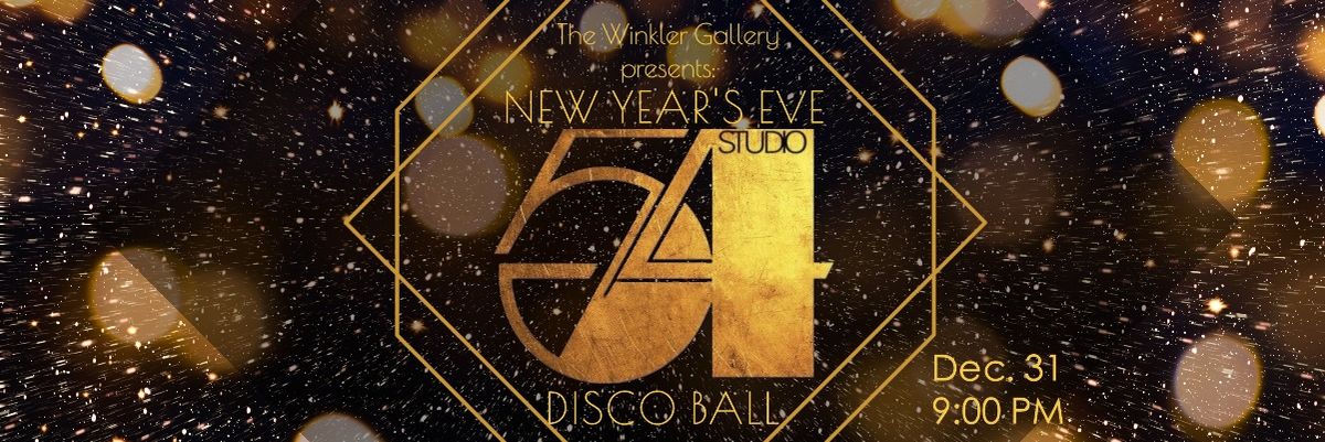 New Year's Eve at Studio 54 Disco Ball   Gallery Fundraiser