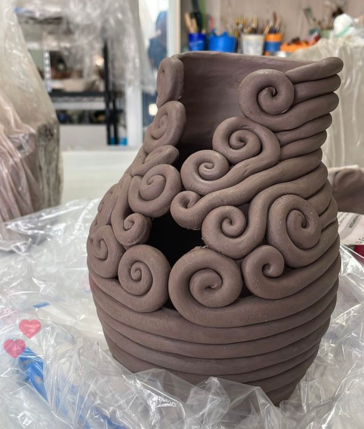 Free Formed Coil-Built Vases & Planters Thursday September 26th, 10AM