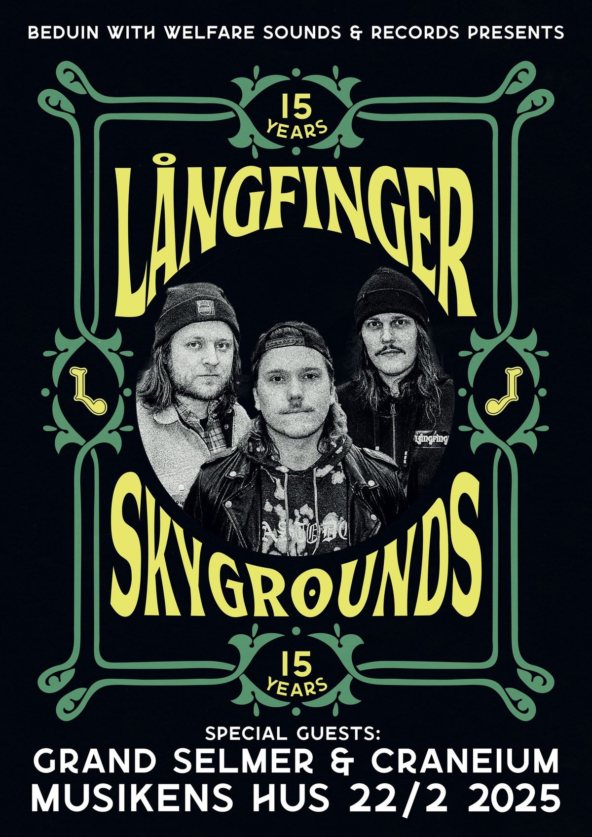 L\u00c5NGFINGER \/\/ Special guests: Grand Selmer & Craneium