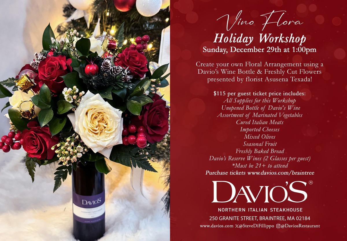 Vino Flora Holiday Workshop