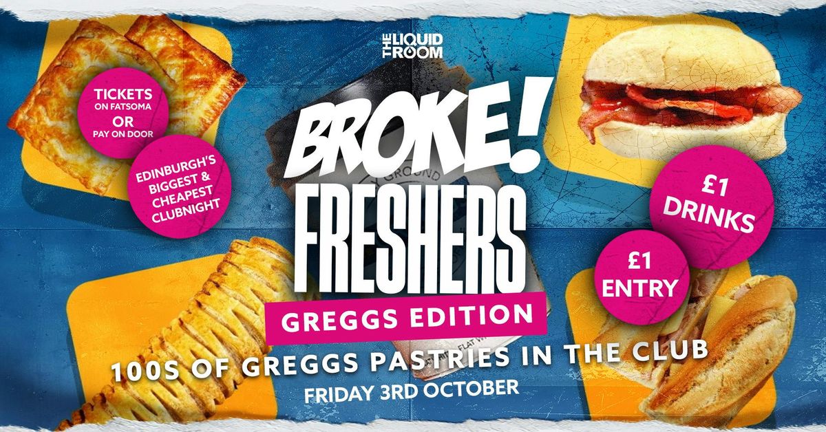BROKE! FRIDAYS | GREGG'S GIVEAWAY | THE LIQUID ROOM 