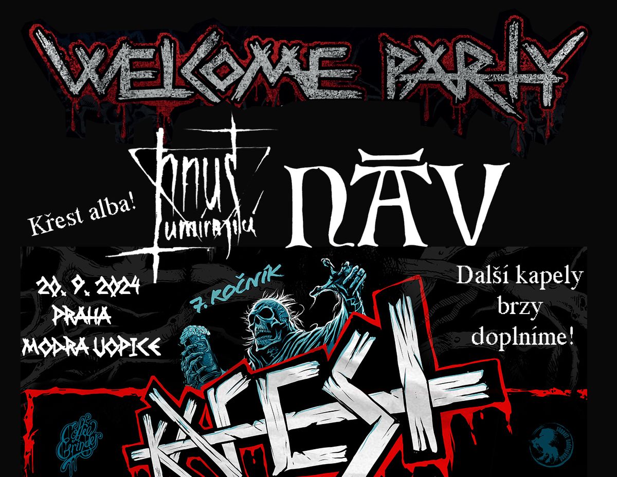 Black Kafest Welcome party: Hnus um\u00edraj\u00edc\u00ed & N\u0101v