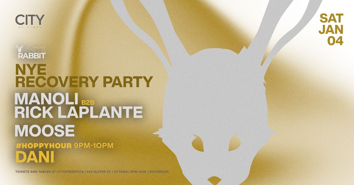 White Rabbit NYE Recovery Party: Manoli b2b Rick Laplante, Moose, Dani  