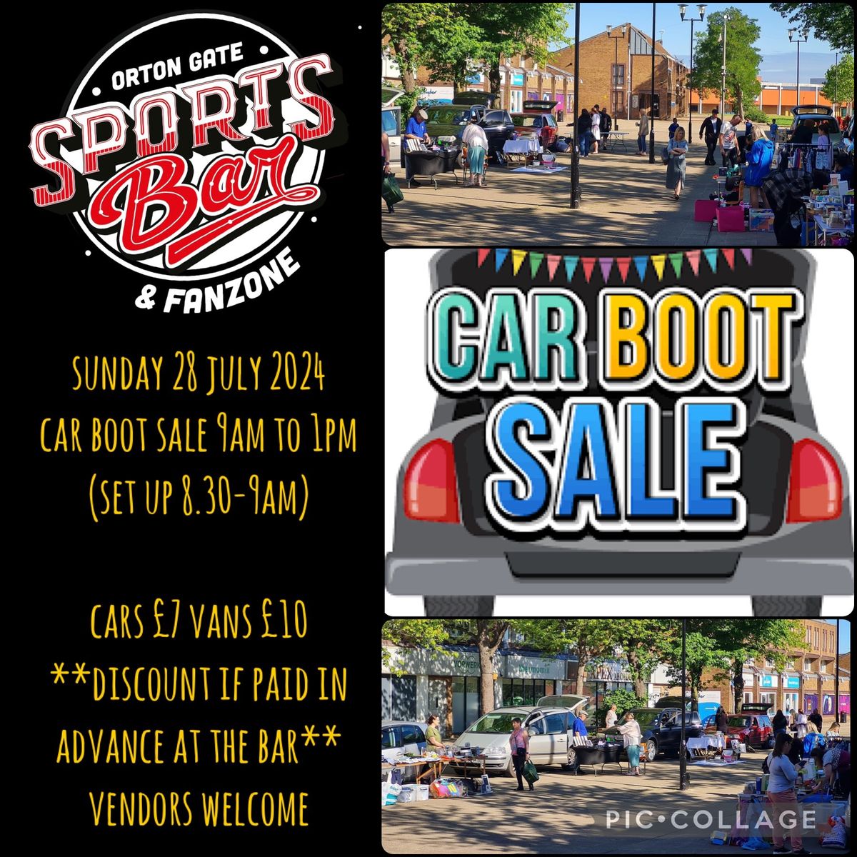Car Boot Sale (monthly)