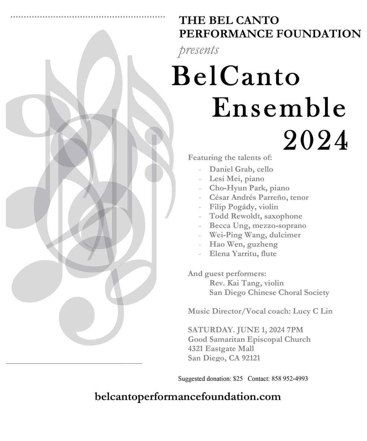 BelCanto Ensemble 2024