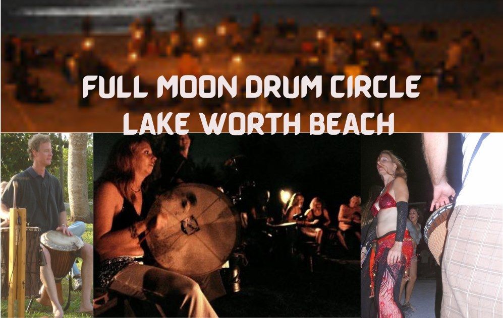 Lake Worth Full Moon Drum Circle