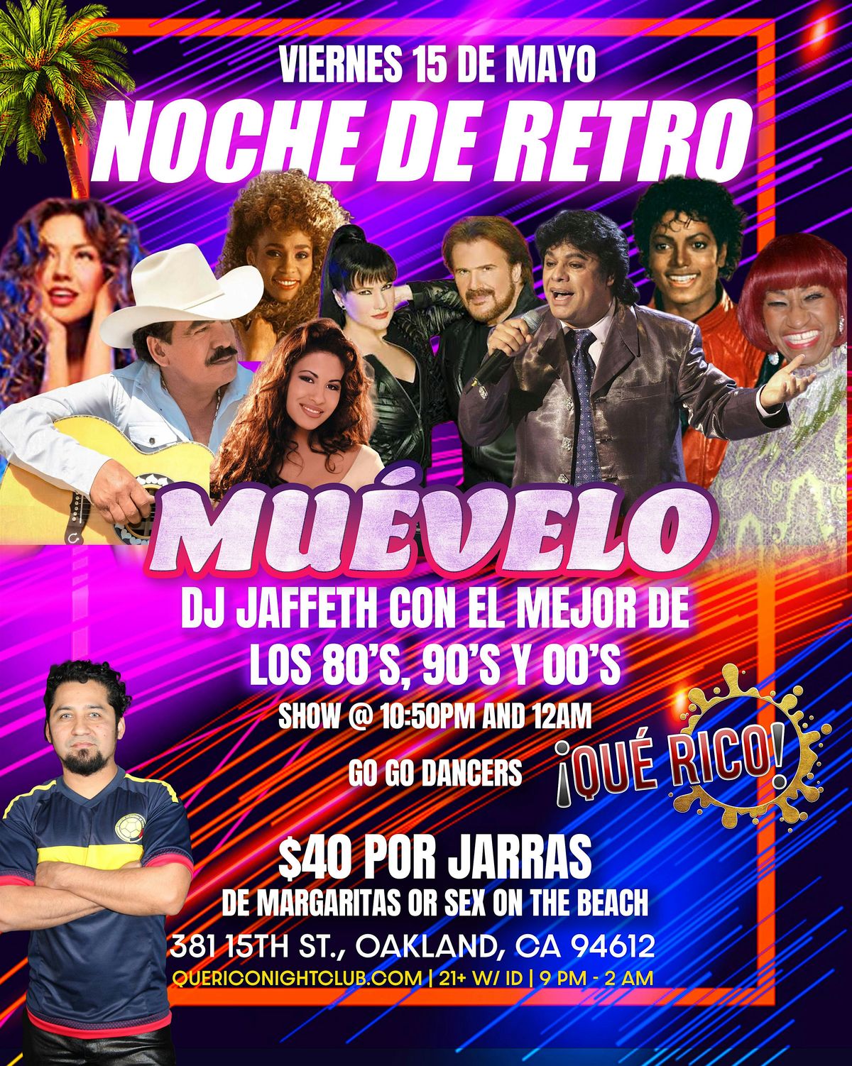 Noche de Retro en Que Rico