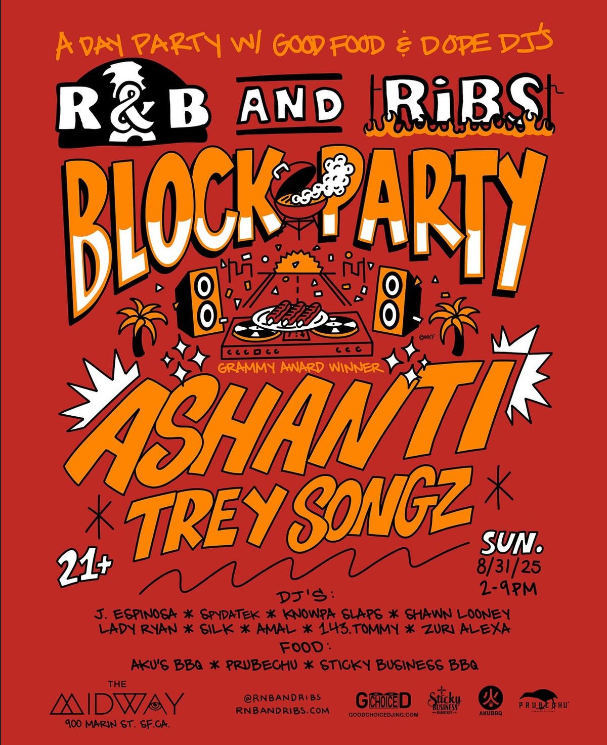 R&B and Ribs Block Party