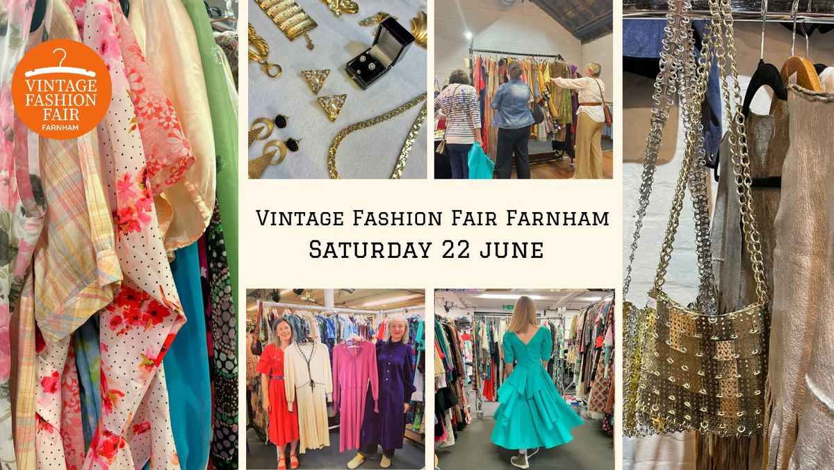 Vintage Fashion Fair Farnham June