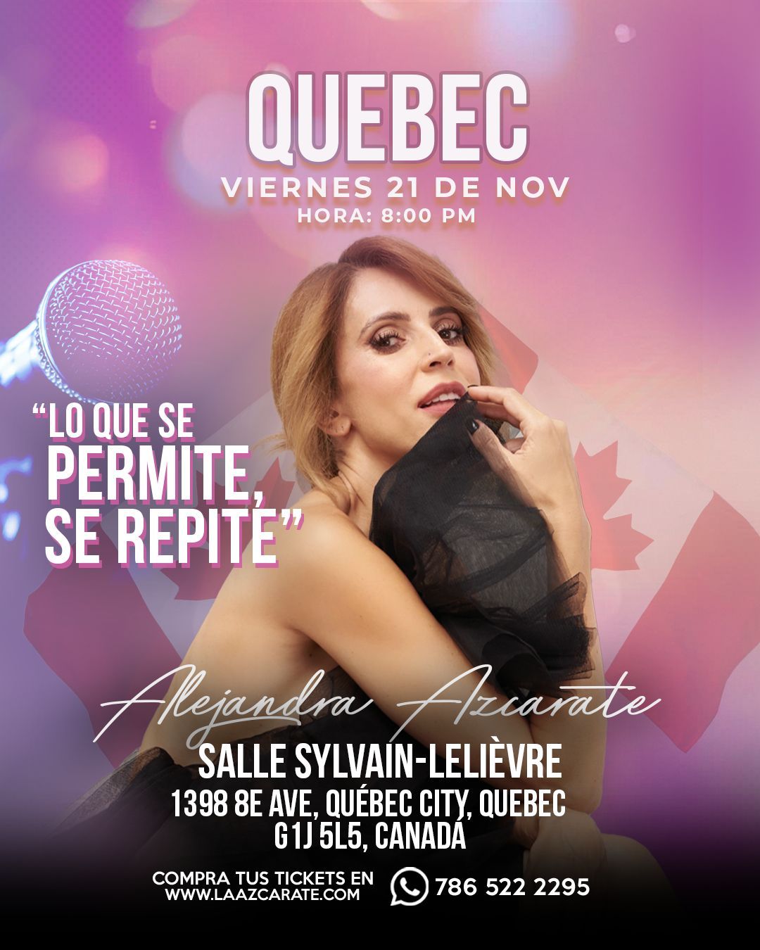 Alejandra Azcarate at Kenmore Theater