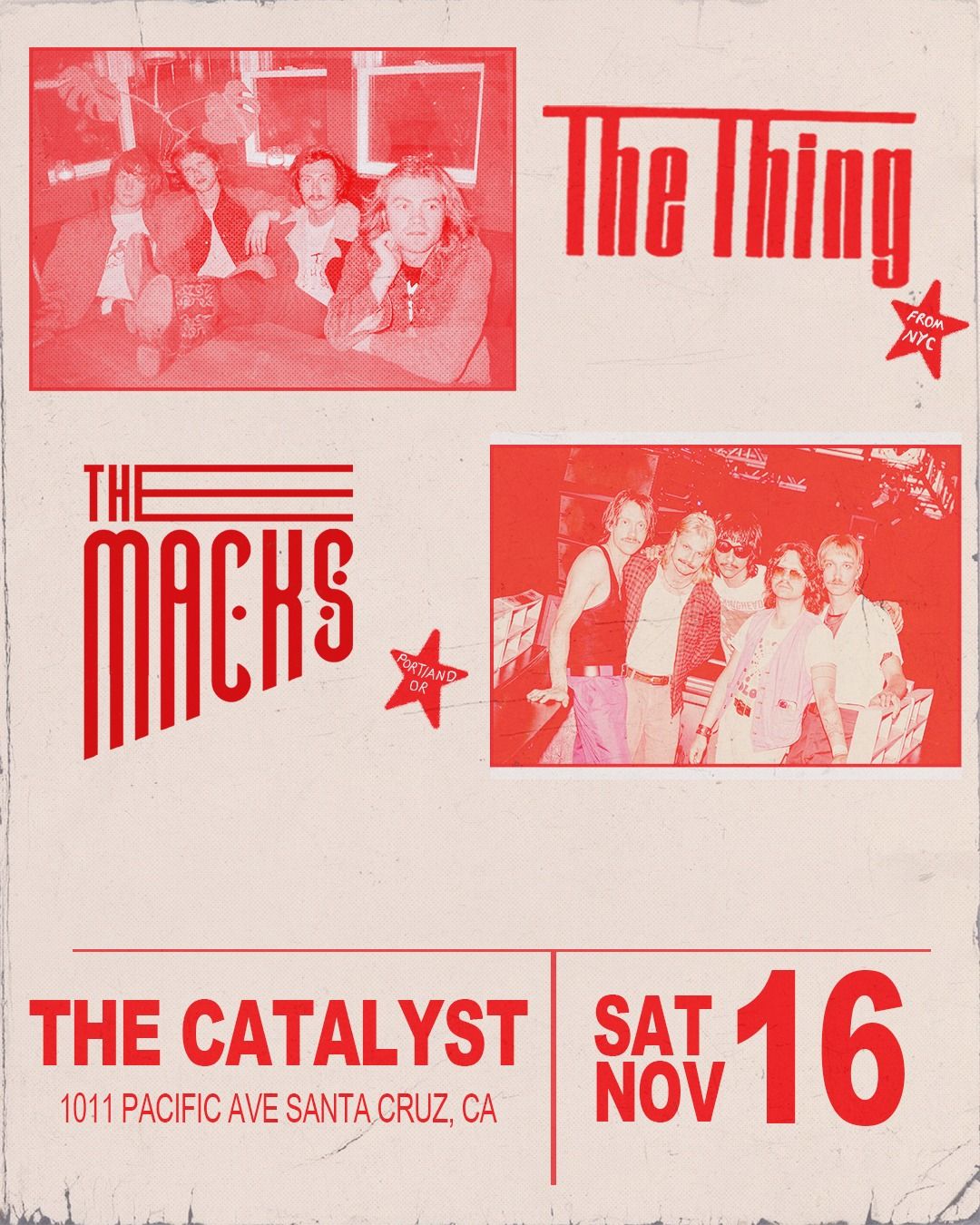 The Thing & The Macks Live at The Catalyst, Santa Cruz