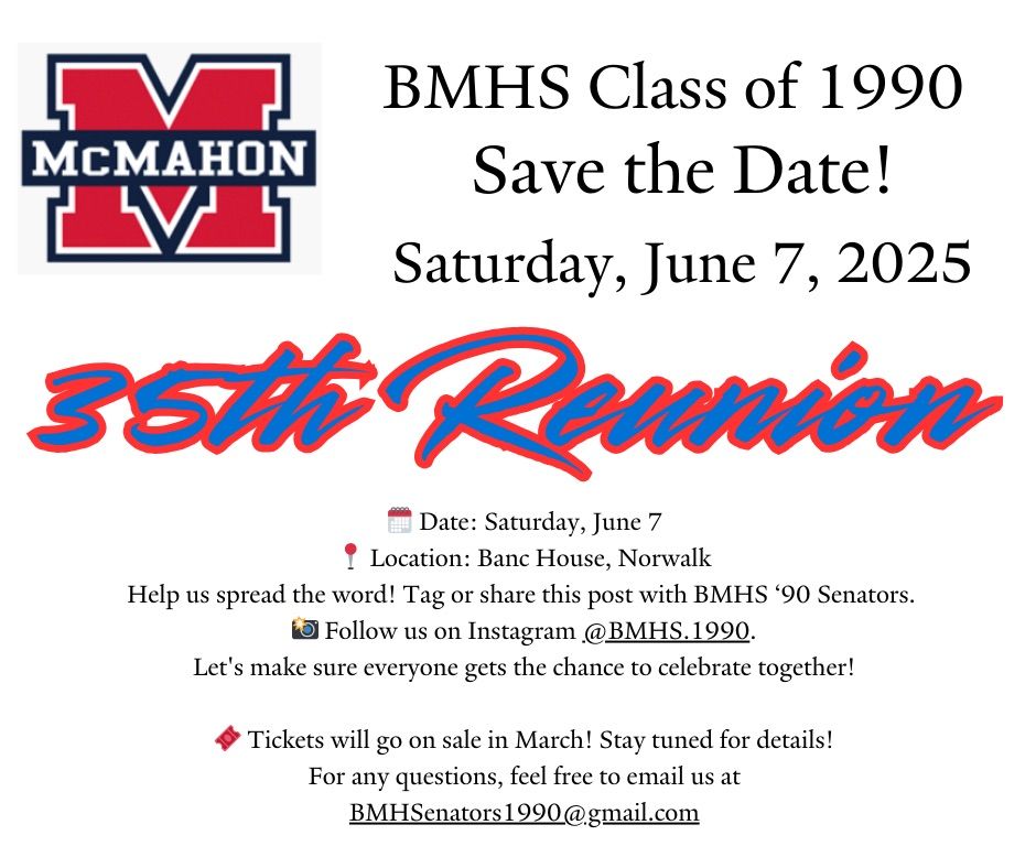 BMHS 35th Reunion 