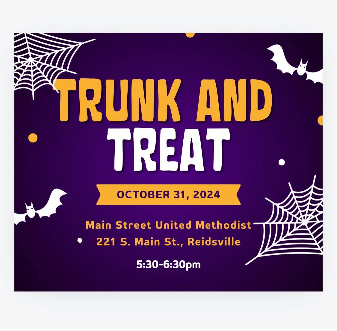 Trunk and Treat