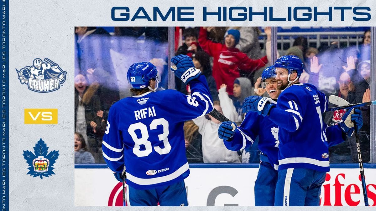 Syracuse Crunch vs. Toronto Marlies