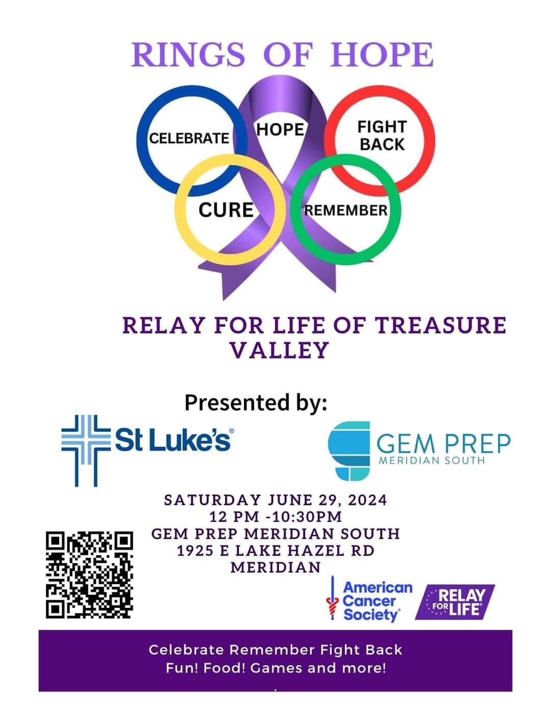 I Am Hope: Relay For Life Of Treasure Valley 