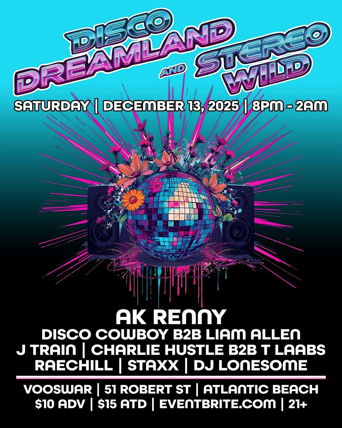 Disco Dreamland & Stereo Wild presents AK RENNY